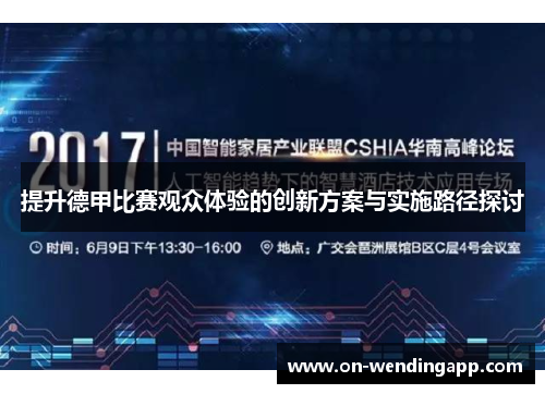 提升德甲比赛观众体验的创新方案与实施路径探讨