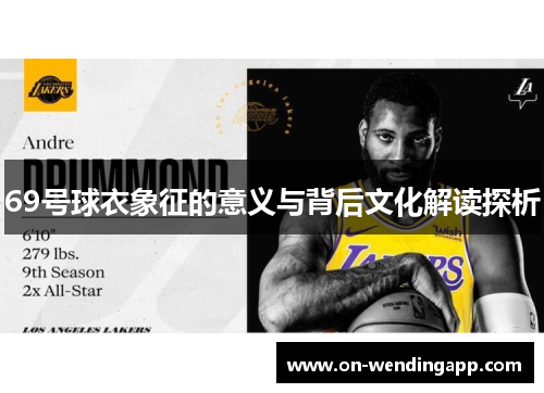 69号球衣象征的意义与背后文化解读探析